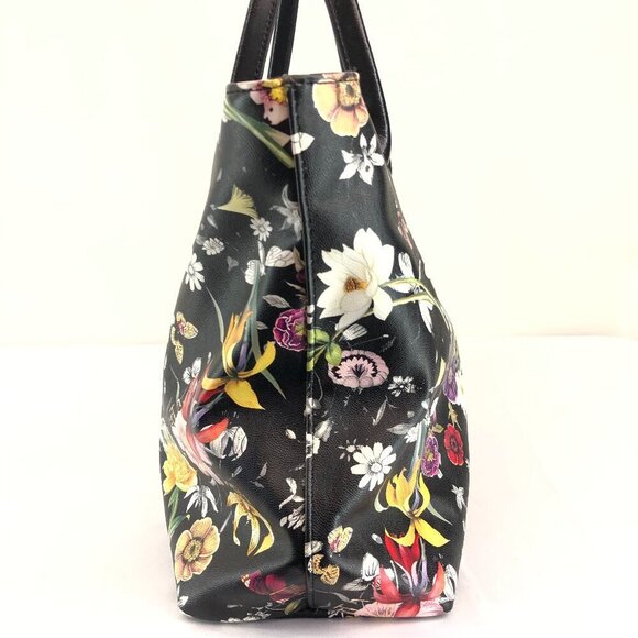 Lancaster Black Floral Shoulder Bag - Picture 2 of 10